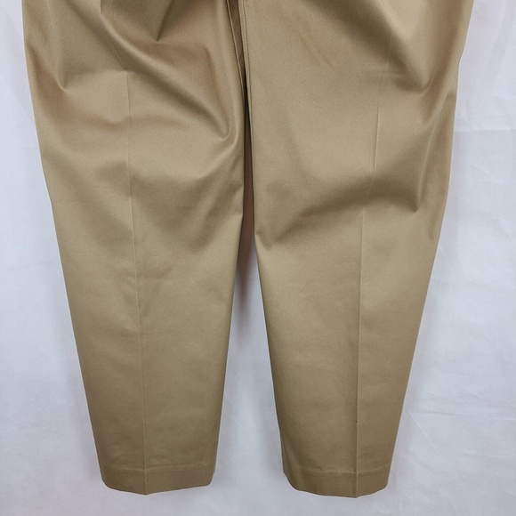 NWOT Dockers Men's (36 x 34) Tan Classic Fit Flat Front Chino Pants - Picture 6 of 8